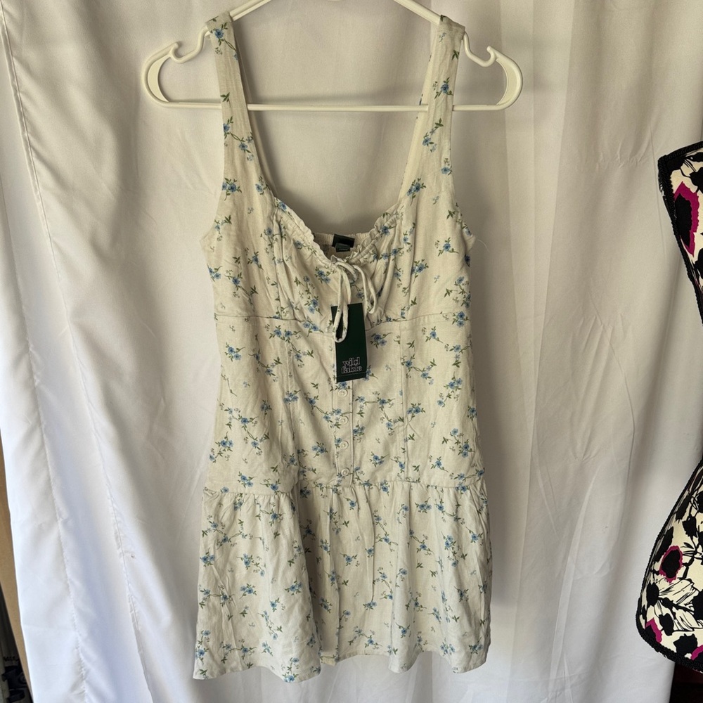 Wild Fable Cream Floral Blouse
